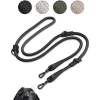 Piupet Hundeleine Hundeleine 2m, 3-Fach Längenverstellbar, Große & Kleine Hunde, Snap-In Effekt, bis 200kg Zugkraft