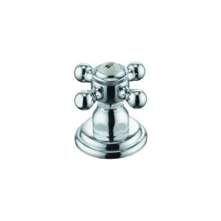 Kludi 1926 Seitenventil 518180520 Standmontage, Markierung: Hot, chrom