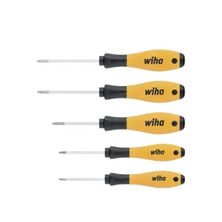 Wiha Schraubendreher Set SoftFinish ESD TORX 5-teilges Set - 27253