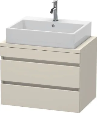 Duravit DuraStyle Konsolenwaschtischunterbau wandhängend Taupe Matt 700x478x512 mm - DS530609191 DS530609191