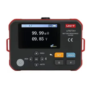 UNI-T UT677A+ UT677C Battery Internal Resistance And Voltage Meter 3000 Ω RangeAC 4-Terminal Bluetooth Type-C 3.5-Inch