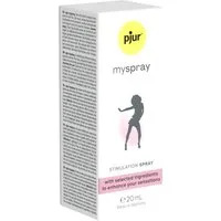 pjur Stimulationsgel MY SPRAY Stimulation Spray, Spray-Flasche mit 20ml, 1-tlg., prickelndes Spray für intensives sexuelles Empfinden