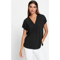 heine T-Shirt Shirtbluse Kurzarm