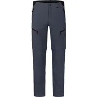 Bergson Outdoorhose LEBIKO Zipp-Off Herren Wanderhose, robust, elastisch, Langgrößen, grau/blau