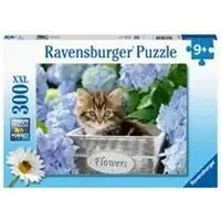 Ravensburger Puzzle Ravensburger Kinderpuzzle - 12894 Kleine Katze - Tier-Puzzle für..., 300 Puzzleteile