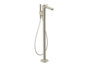 Hansgrohe Wannenmischer Bodenstehend Axor Citterio C Cubic cut brushed nickel, 49441820 49441820