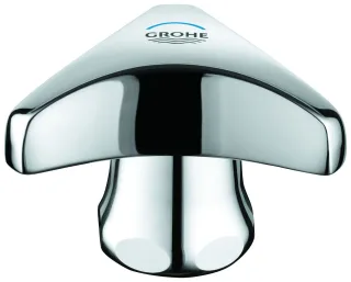 Grohe Griff Trecorn 45080 1/2" Markierung blau mit Kappe chrom, 45080000 45080000