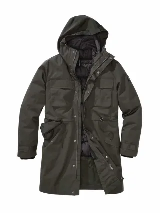 Mey & Edlich Herren Evolutions-Parka Grün Parka: 100 % Baumwolle