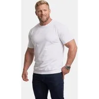 Men Plus T-Shirt T-Shirts 2er-Pack Bauchfit Basic Halbarm
