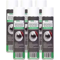 KOKA 6x Set Bremsen-Reiniger 360° Spray Teile-Reiniger Bremsenreiniger (Spar-Set, [6-St. 6x 660ml Dose Reinigung Entfettet für Auto Bremsen Maschinen Motor Kupplung etc)