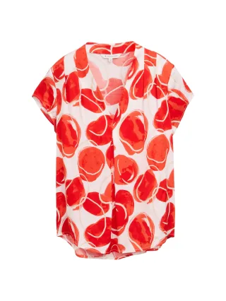 Tom Tailor - Bluse mit Muster abstract bubble print - Gr. - 40