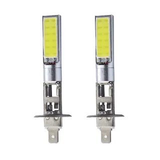 H1/H3 Pair Car LED Fog Lights 10W Front Fog Lights COB Chip Fog 6000K LED Headlight Light Bulb Super White for Fog Drivi