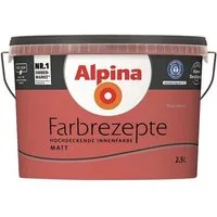 Alpina Wand- und Deckenfarbe Farbrezepte 2,5 Liter Roter Ahorn Matt