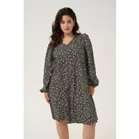 KAFFE Curve Blusenkleid Kleid KCmalena Große Größen