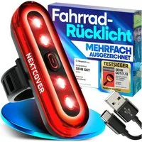 Nextcover Fahrrad-Rücklicht NEXTCOVER® BrakePro Fahrradrücklicht mit VisionLux LEDs und Bremslicht