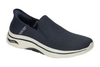 Skechers 216600 NVY GO WALK ARCH FIT 2.0 Hands Free Herren Slipper Blau