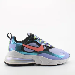 Nike Air Max 270 Reagieren Sie lila Textile Womens Schnürungstrainer Cu4818 001