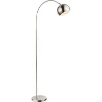 GLOBO LIGHTING Stehlampe GLOBO Lighting Stehleuchte BENNO LBH 58x25x150 cm silber Stehlampe