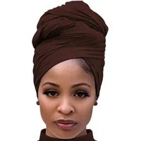 Zaewry Turbanmütze Haarwickel für Damen Schal Turban Langes Haar