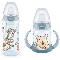 NUK Babyflasche NUK Babytrinklernflasche mit Active Cup 12M+ Auslaufsicherer