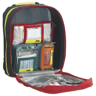 Dönges Notfallrucksack Feuerwehr DIN 14142-K, PAX-Plan, rot , Material:PAX-Plan, Farbe:rot, Abmessung:32 x 40 x 17cm