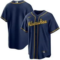 Nike Baseballtrikot Nike Trikot Milwaukee Brewers Nike Game Alternate 2