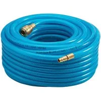 monzana Druckluftgeräte-Set, Druckluftschlauch 30m PVC Schnellkupplung 15 bar 1/4" Anschluss Ø