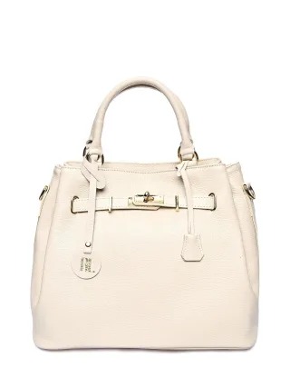 Anna Luchini Beige Rindsledertasche