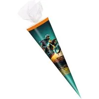 Livepac Office Schultüte Schultüte / Zuckertüte / 35cm / rund / Tüllverschluss / "Motorcross"