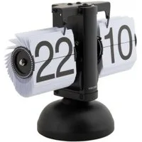 Karlsson Uhr Tischuhr Small Flip Black with White Flips