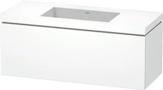 Duravit L-Cube c-bonded Set wandhängend Weiß Matt 1200x480x500 mm - LC6919N1818 LC6919N1818