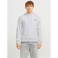Jack & Jones Kapuzensweatshirt JJBEAU – Sweater mit Logodruck, Slim Fit und Baumwolle unifarben, modisch, slim fit, angeraute Sweatware, Kapuze