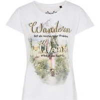 Hangowear Outdoorbluse Trachtenshirt Damen - BAILEY - weiß