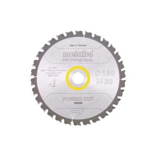 Metabo Sägeblatt power cut wood professional 160x2,2/1,4x20 WZ - 628071000
