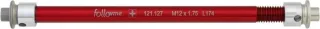 FollowMe Steckachse Zugrad Aluminium passend z.b. für SRAM/Maxle rot M12 x 1,75 x 174 mm
