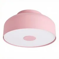 SOLLUX lighting Deckenleuchte Plafond OMIQ rosa, Nicht enthalten