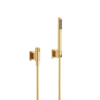 Dornbracht Schlauchbrausegarnitur mit Einzelrosetten SERIENSPEZIFISCH 27809985 Gold,27809985-370010 27809985-370010