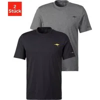 KangaROOS T-Shirt (2er-Pack) mit KangaROOS Print auf der Brust