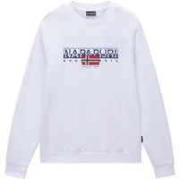 Napapijri Sweatshirt B-AYLMER C mit Rundhalsausschnitt, in normaler Länge, aus Baumwolle und Sweatware