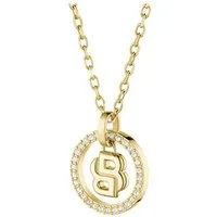 BOSS Kette mit Anhänger DOUBLE B DIVINE, mit Glasstein