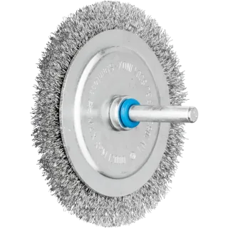 PFERD TOOLS Rundbürste ungezopft RBU Edelstahl-Draht mit Schaft - 43105023