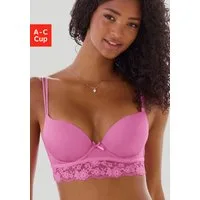 Vivance Push-up-BH Anisa mit Bügel und Spitze entlang der Unterbrust, sexy Dessous