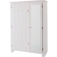 OTTO home Garderobenschrank Bertram aus schönem massivem Kiefernholz, mit einer Spiegeltür, Höhe 170 cm