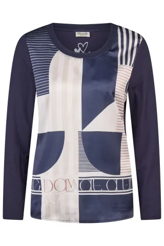 Barbara Lebek - T-Shirts navy - Gr. - 52