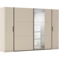 rauch Schwebetürenschrank Kleiderschrank Drehtürenschrank Schrank Garderobe KRONACH (in 3 Ausstattungen BASIC/CLASSIC/PREMIUM, Breiten 225/268/311/354 cm) Kombischrank optional mit 1 oder 2 Spiegel viele Böden MADE IN GERMANY