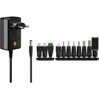 Universal Netzteil 3 - 12V, 27 Watt schwarz, max. 2,3A, inkl. 11 Adapter