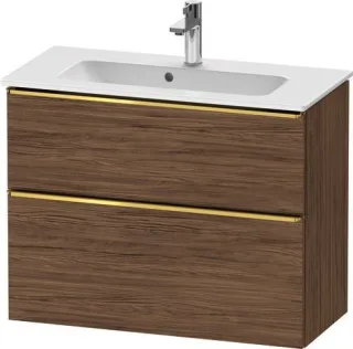 Duravit D-Neo Waschtischunterbau wandhängend Nussbaum dunkel Matt 810x372x625 mm - DE4369034210000 DE4369034210000