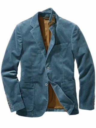 Mey & Edlich Herren St. Amarin Anzugsakko Blau Obermaterial: 98 % Baumwolle, 2 % Elasthan