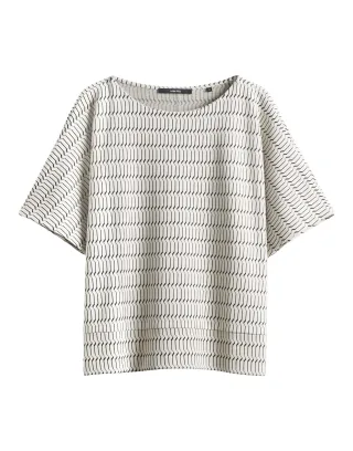 someday - Jerseyshirt - Kayala schwarz/weiß - Gr. - 38
