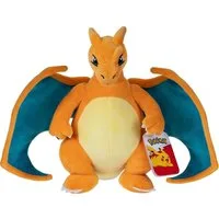 Jazwares Kuscheltier Pokémon Glurak Plüschfigur 30 cm – offizielles Kuscheltier